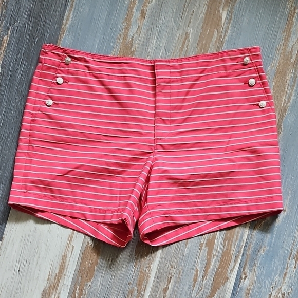 Tommy Hilfiger Pink and White Bermuda Shorts Tailored Fit - Picture 1 of 8